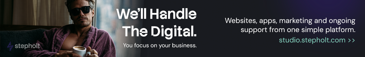 We'll handle the digital — websites, apps, marketing and ongoing support
