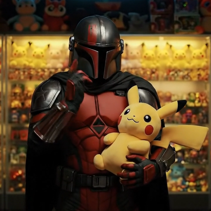 The Mancdalorian wants you and pikachu